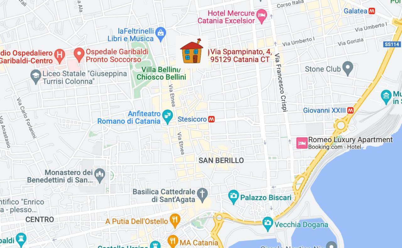 卡塔尼亚La Casa Del Barone别墅 外观 照片